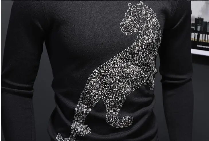 Осенне-зимний пуловер трикотажные Slim Fit Для мужчин свитер g574