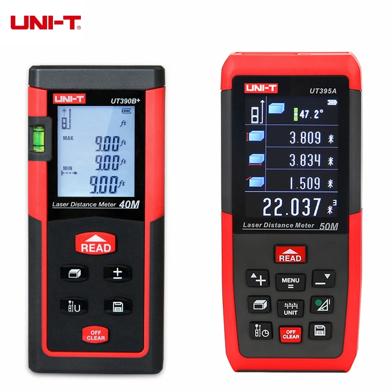 

UNI-T UT390B+ UT391+ UT395A UT395B UT395C Portable Laser Rangefinder 40m 50m 60m 70m 100m Laser Distance Meter Range Finder
