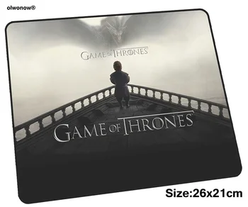 

Game of Thrones mousepad 26x21cm gaming mouse pad big gamer mat best seller game computer desk padmouse Popular play mats