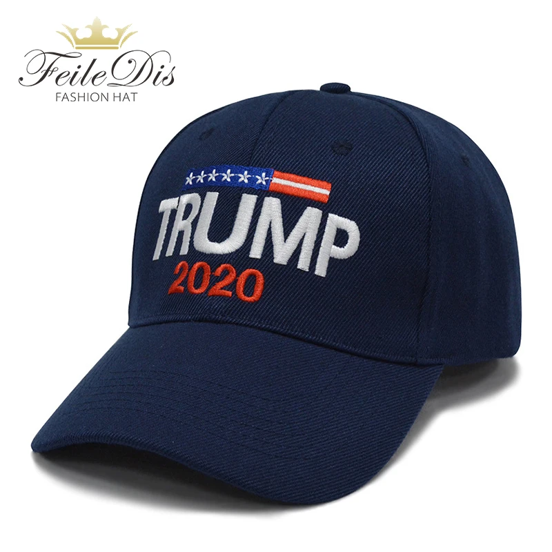 

[FEILEDIS]New Arrival Trump 2020 Make America Great Again Donald Hat navy Daddy Cap US Republican hat DSX-01