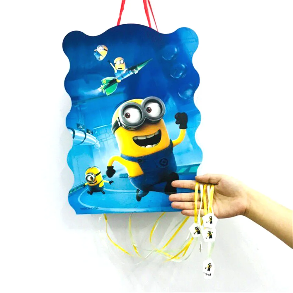 4030 Cm Minions Pinata Gambar Kartun Lucu Anak Anak Pesta Ulang