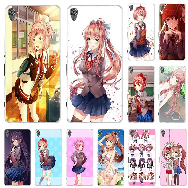 

Soft Silicon Cell Phone Cases for Sony Xperia Z Z1 Z2 Z3 Z4 Z5 Compact Z5 Premium M2 M4 M5 E3 E5 T3 XA Doki Doki Literature Club