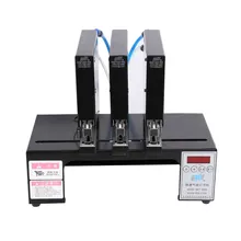 Three head pneumatic stapler bookbinding machine automatic electric stapler binding machine nailing machine With 180times min