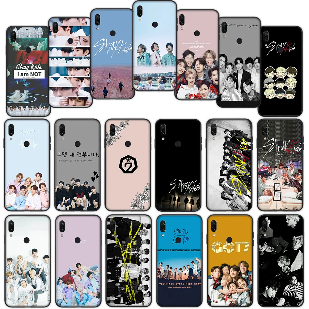 

Stray Kids GOT7 Soft Cover Case for Xiaomi Redmi Note 7 4 4X 6 Pro 5 Plus 5A 6A Go S2