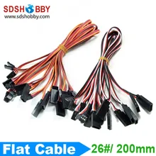 10pcs 26 26AWG Servo Extension Flat Cable 200mm
