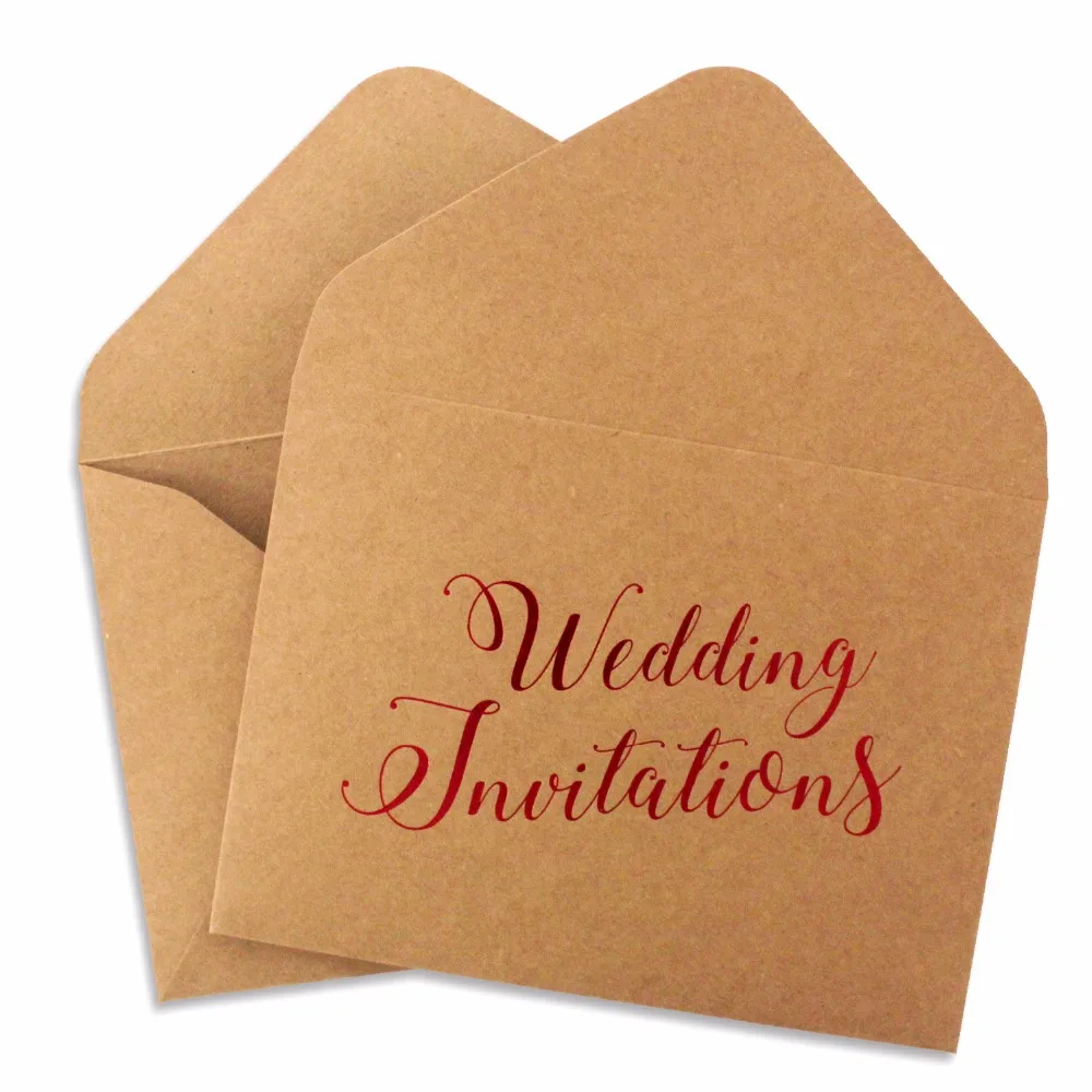 Kraft Paper Invitation Envelope