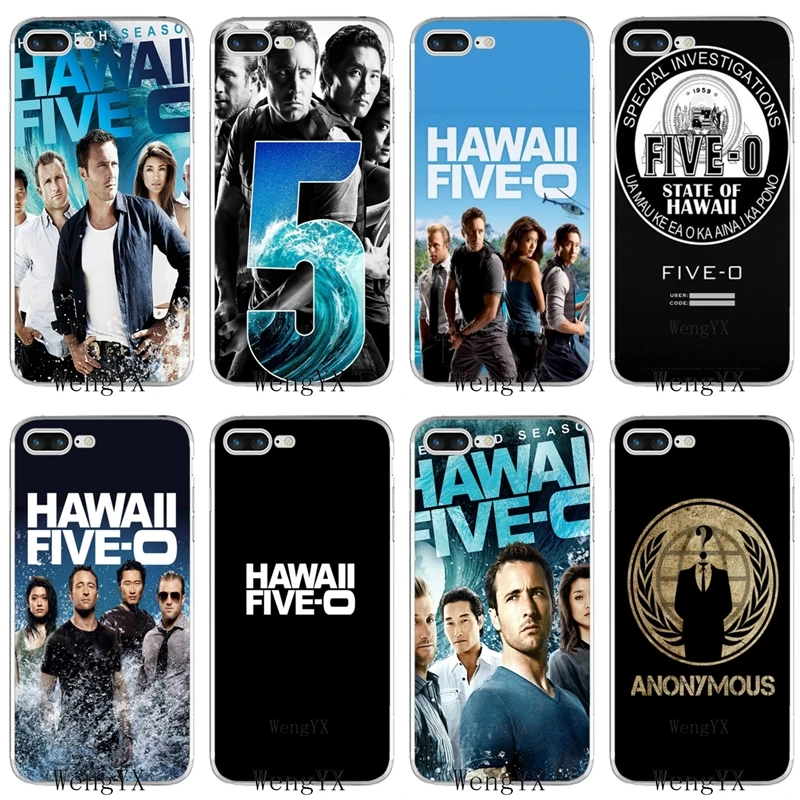 Тонкий Силиконовый ТПУ мягкий чехол для телефона TV hawaii five o iPhone X 8 8plus 7 7plus 6 6s plus 5 5s