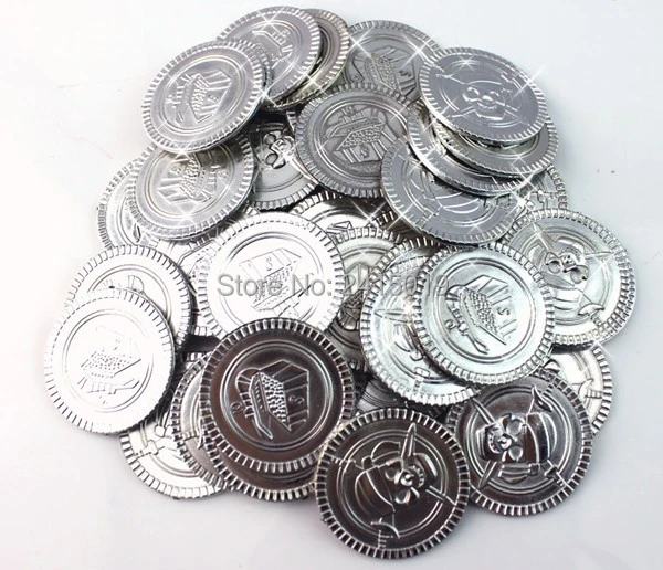 フリー船cool100pcプラスチック海賊宝スケルトンクロスボーコイン小道具おもちゃ用誕生日パーティー好意コスプレキッズ時間楽しい Toys For Toys Toystoys Toys Toys Aliexpress