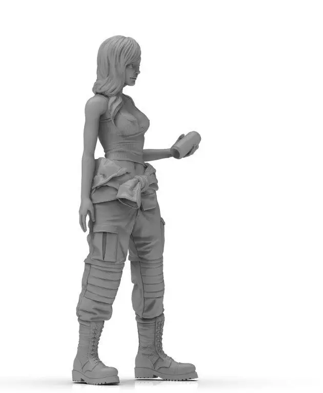 

ZLPLA Genuine 1/20 Scale Resin Figure Girls in Action Aaliyah Assembly Model Kit GA-001