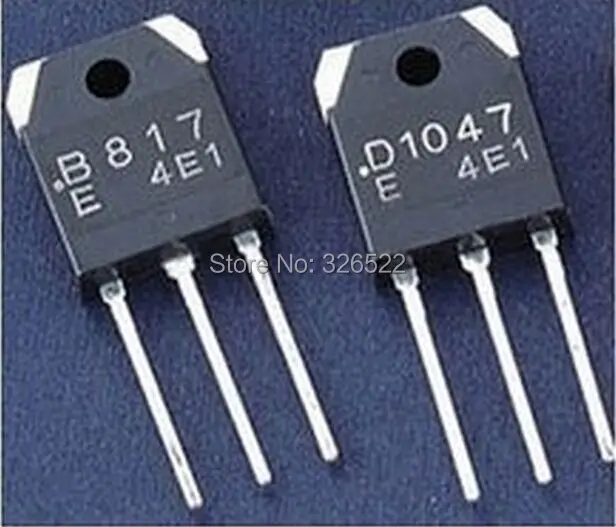 5 Pairs 2SD1047 2SB817 (D1047 B817) Tranzystory Mocy w 5 Pairs 2SD1047 ...