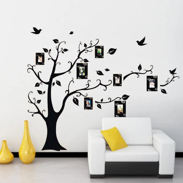 Black Family Tree Wall Frame