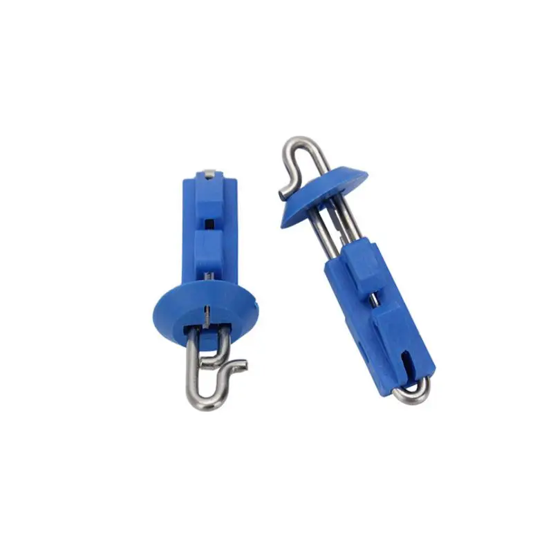 

5 Pcs/pack Snap Type Quick Decoupling Simple Plastic Blue Metal Quick Decoup Gadget Fishing Accessories