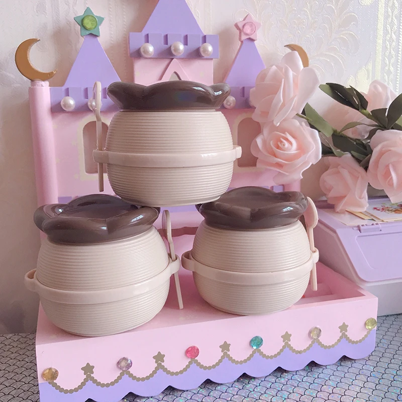 

Happy Monkey 10pcs 180ml Slime Box New Kawaii Cute Plastic Slime Container Jars Storage Box For Fluffy Cloud Clear Crystal Slime