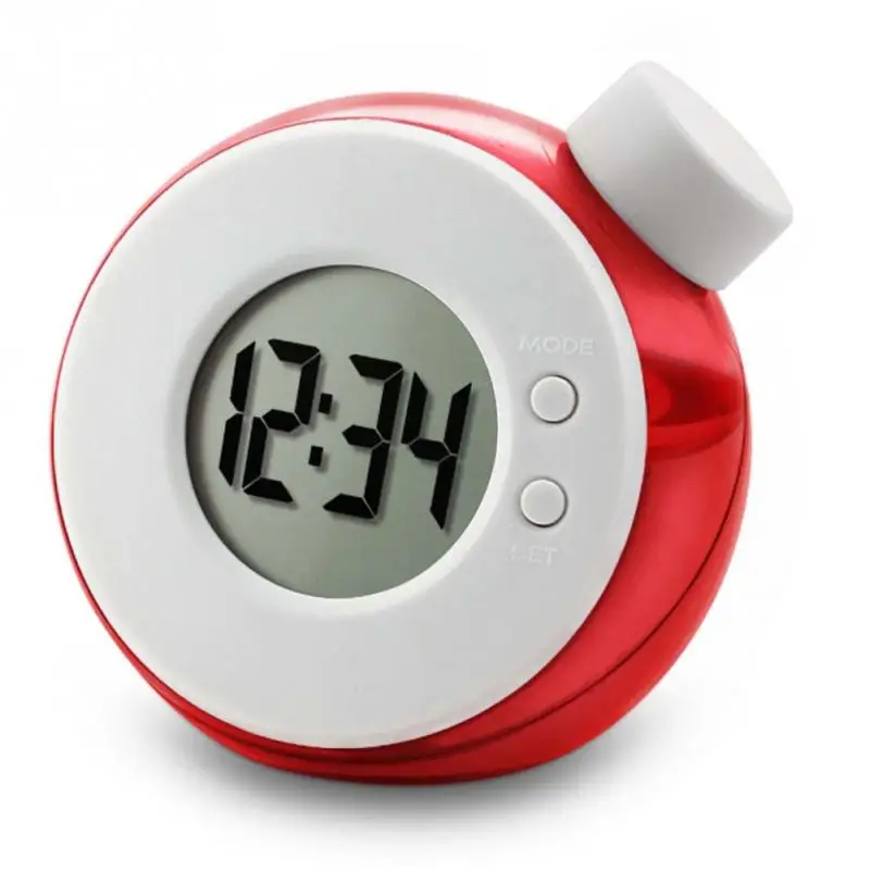 

New Smart Water Element Magic Water Power Alarm Clock Creative Electronics Water Energy Clock With Calendar, Stopwatch #704