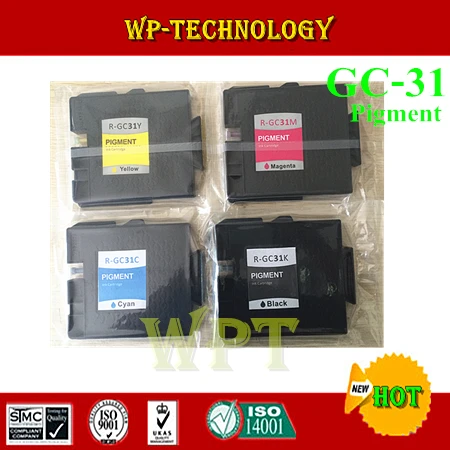 

12PK Compatible ink cartridges GC31, GC-31 suit for Ricoh GX-e7700 e5500 e3300 e2600 ,Full with specialized Pigment Ink