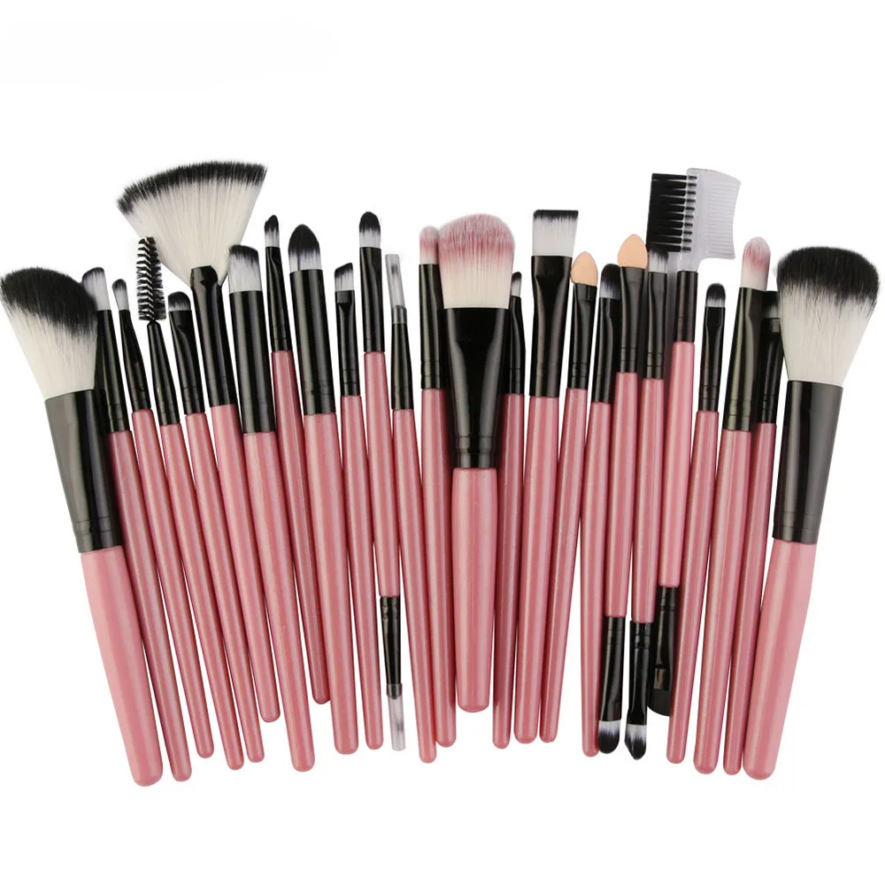 

Women's Fashion 25pc Cosmetic Makeup Brush Blusher Eye Shadow Brushes Set Kit 0712