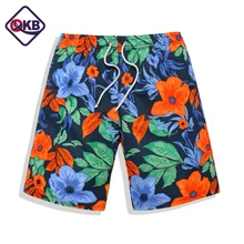 QIKERBONG мужские пляжные шорты быстросохнущие мужские короткие шорты бермуды на заказ полиэстер Большие размеры