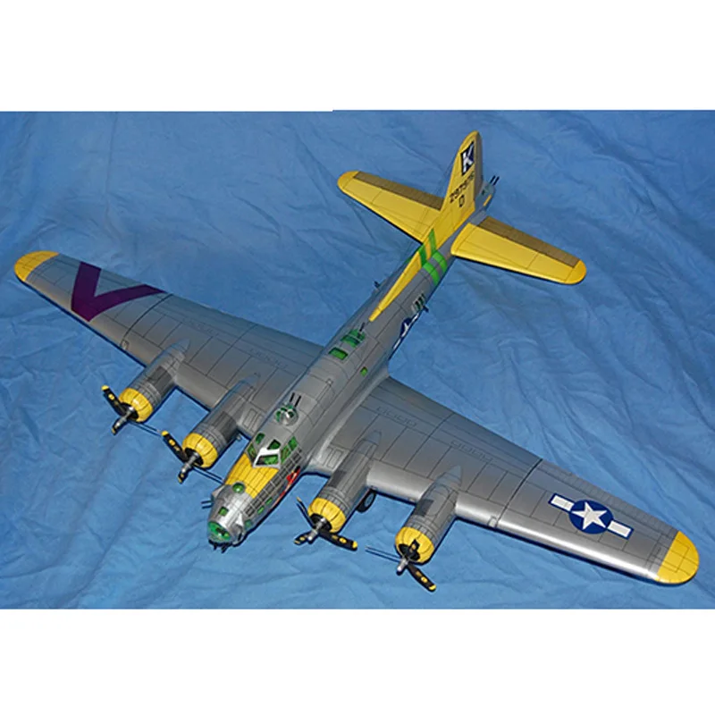 Вызов практическая способность 1/48 66 см x 48 см B-17G air fortress bomber бумажная модель самолета DIY для студентов, коллекция моделей для влюбленных