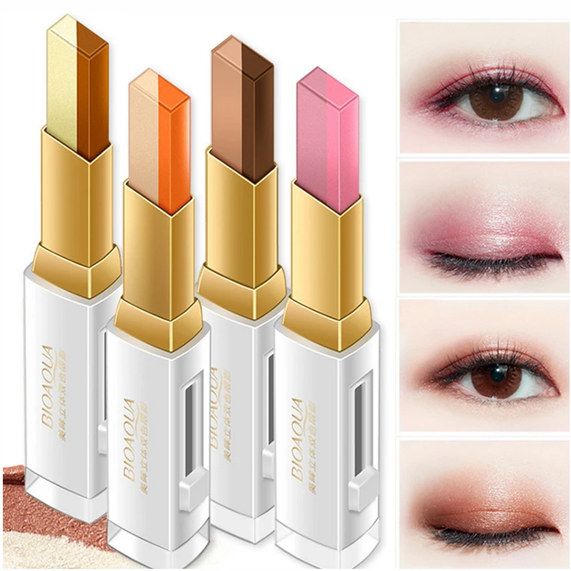 

Hot Lazy Three-Dimensional Eye Shadow Easy to Dyed Set Eyeshadow Easy to Color Waterproof Makeup Durable Waterproof Cosmetics