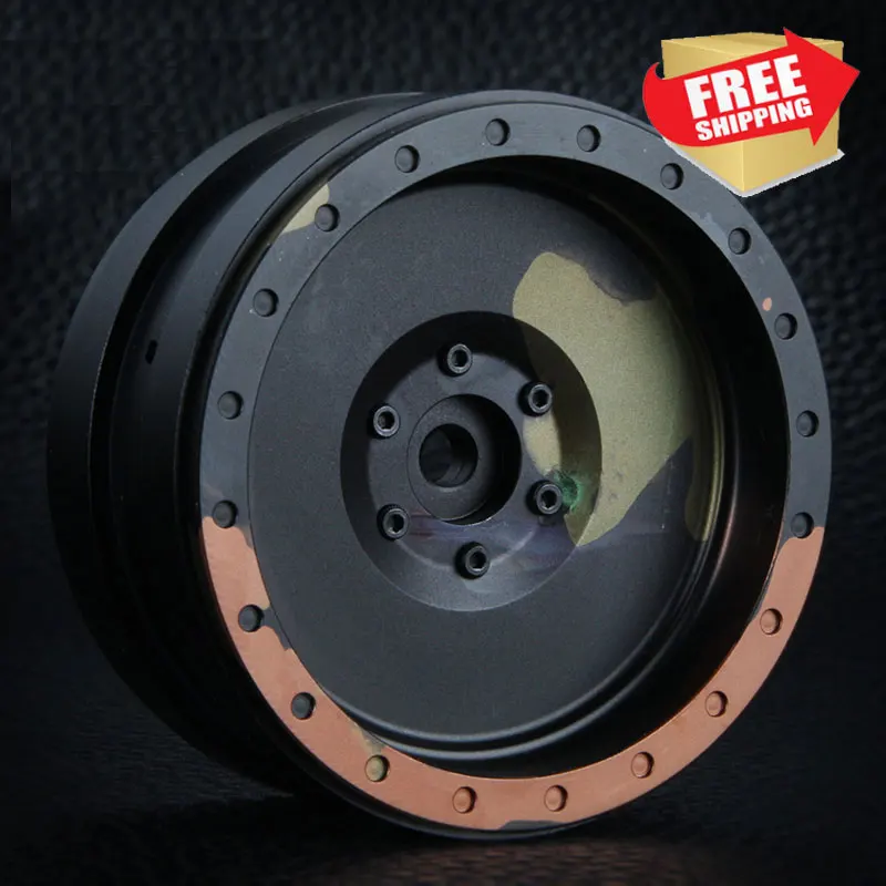 

2 pairs TRX-4 TRX4 RC4WD D90 D110 TF2 Axial SCX10 90046 D1RC 2.2 Inch CNC Beadlock Aluminium Alloy Crawler Wheel Rim For Tra