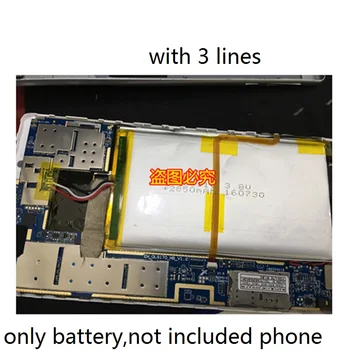 

Battery for ALLDOCUBE Cube T698 Phone WP10 New Li-po Polymer Rechargeable Accumulator Pack Replacement 3.8V W 3 lines Track Code