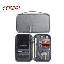 Органайзер для путешествий для паспорта держатель ID карты пакет держатель кредитной карты кошелек для хранения документов пакет Мода Мульти Карманы карты пакет