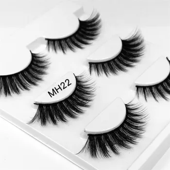 

3D False Eyelashes Multi-layer Thick False Eyelashes Handmade Cotton Stems Fake Eyelashes Stage Smoked Makeup Lashes Tool