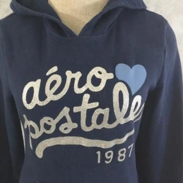 Aeropostale sweatshirt juniors size M medium hooded hoodie (2)