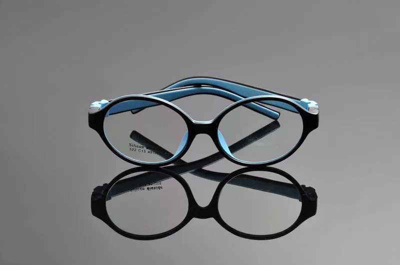 Детские очки lunette de vue, оправа для очков, оптические очки для детей, monturas de gafas, очки с высоким рецептом, oculos EV0274 - Цвет оправы: BLACK BLUE
