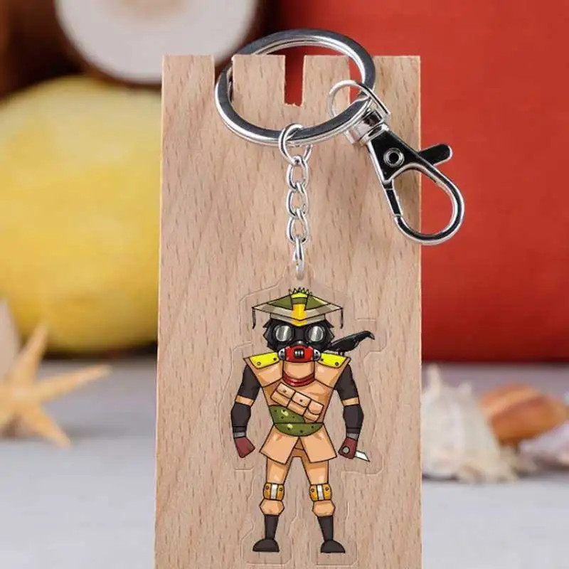 

Apex Legends Acrylic Keyring Model Toys Apex Game Accessories Action Figure Metal Apex Legend Bloodhound Keychain Kids Gifts
