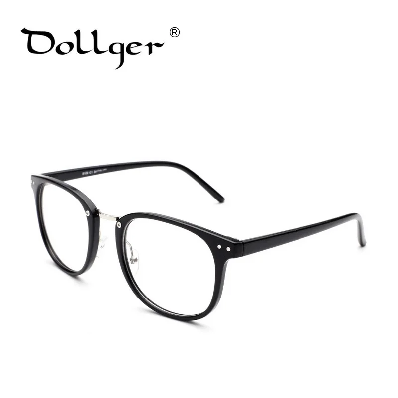 

Dollger Super Light Glasses lens Frame Women Men Black Soft Nose Pad Student Eyewear Prescription Optical Eyeglasses s1286