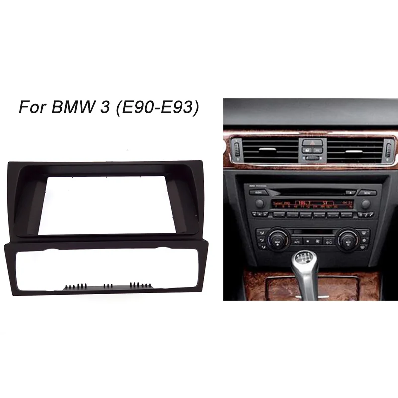 Двойной din фасции для BMW 3 серии E90 E91 E92 E93 2004-2012 Радио DVD GPS стерео Панель даш Гора отделка комплект окружении Рамки