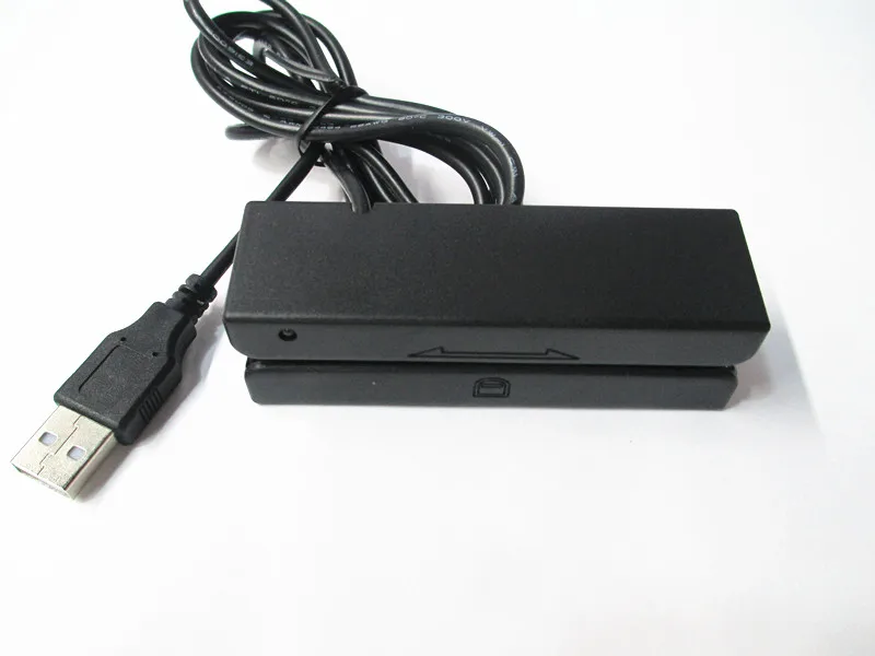 Устройство считывания карт портативный мини USB Магнитный маг Magstripe Swiper MSR 3 Track USB MSR90