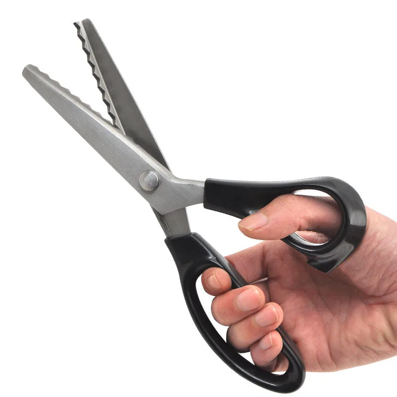 

Brand New High Quality Pinking Shears Scissors Sewing Fabric Leather Craft Dressmaking Upholstery Tailor for Zig-Zag Tool