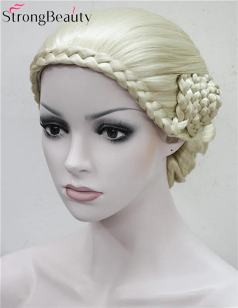 

Strong Beauty Synthetic Blonde And Black Wigs Women Wig