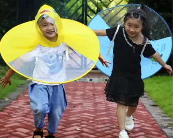 

Wholesale For Children Cartoon cloak type raincoat Eco-friendly rainwear