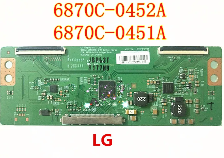 Для LG 6870C-0452A 0451A T-Con логическая плата LC420DUE LC500DUE-SFR1 42LN5100-CP пластина бар |