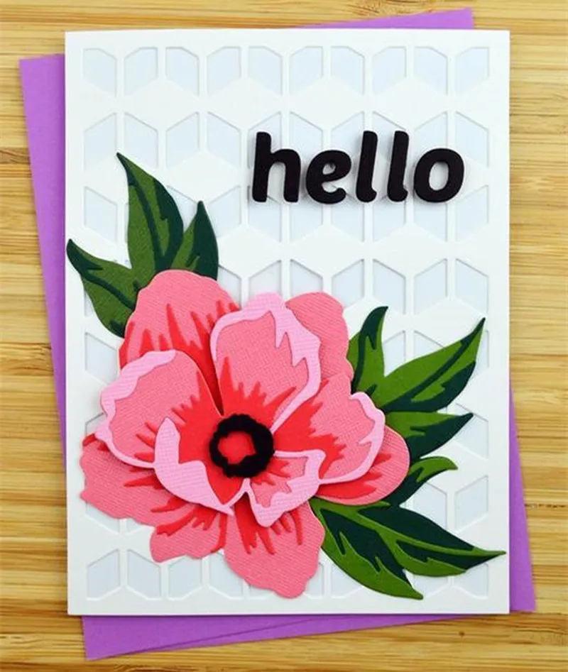 2018 3d diy new layered metal cutting dies and scrapbooking for paper cutting flower making