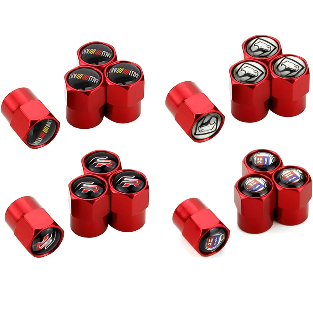

Auto Replacement Parts for Volkswagen BMW SEAT Leon Mustang Shelby Dodge Ram Mitsubishi Stainless Tire Air Valve Stem Cap