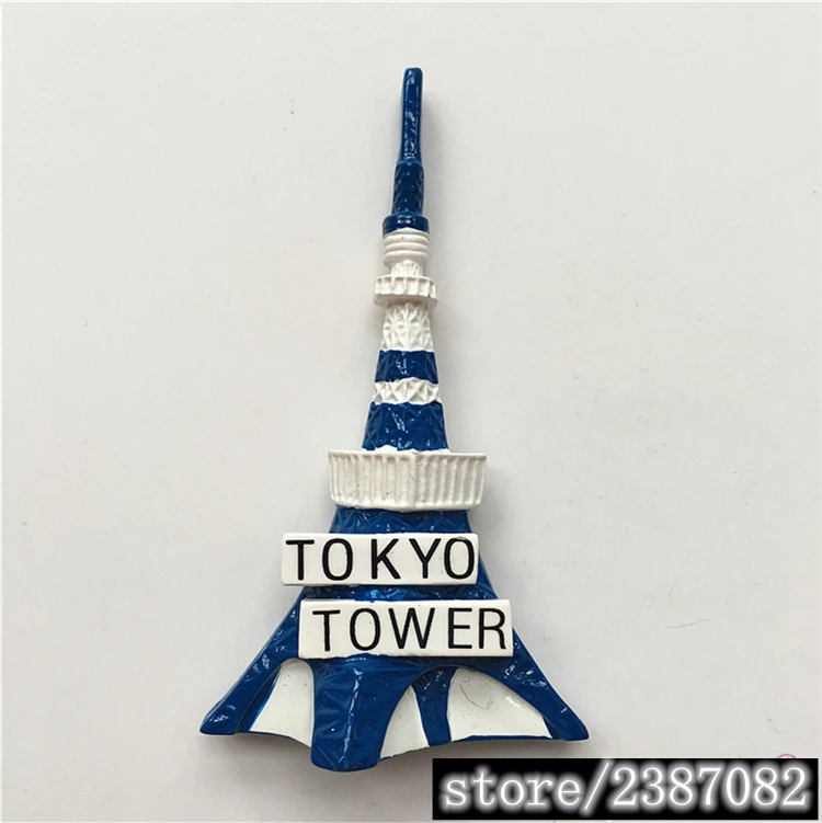 Оскар Petite Чешский моль Японии Токио башня смолы магнит на холодильник