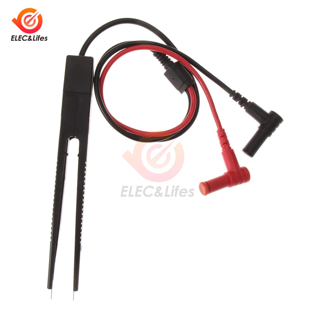 

Digital Multimeter SMD Inductor Test Clip Car Multimeter Tester Probe Lead Tweezers for Inductance Resistor Multimeter Capacitor