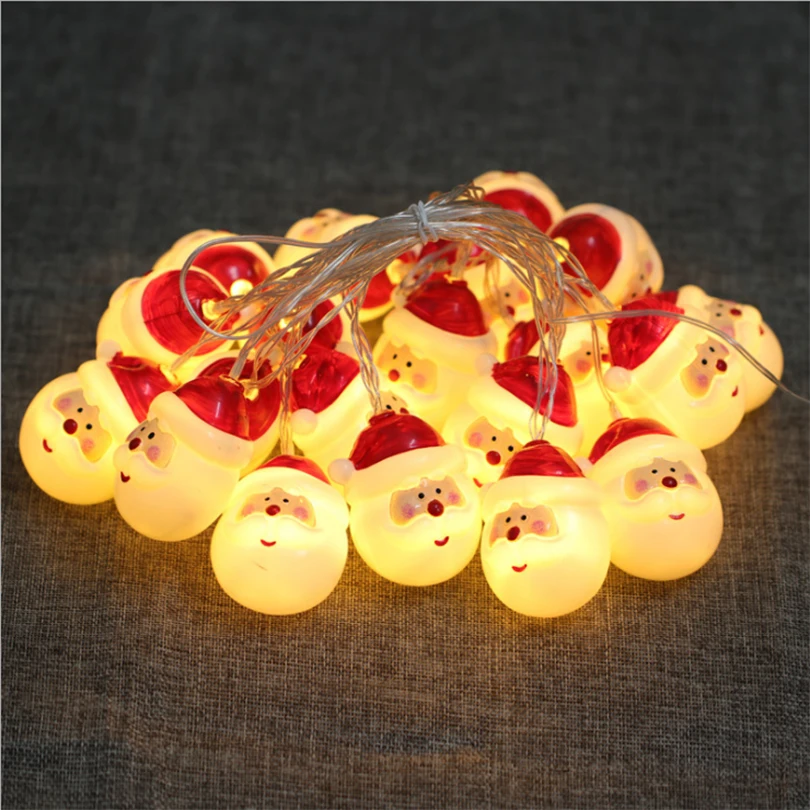Battery Operated 1.5M 10leds 3M 20leds Lovely Santa Claus LED String Light Waterproof Christmas New Year Decoration Garland Battery Operated 1.5M 10leds 3M 20leds Lovely Santa Claus LED String Light Waterproof Christmas New Year Decoration Garland