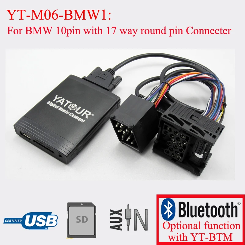 Цифровой автомобильный радиоприемник Yatour MP3 плеер для BMW|mp3 bluetooth player|mp3 bluetoothmp3 player