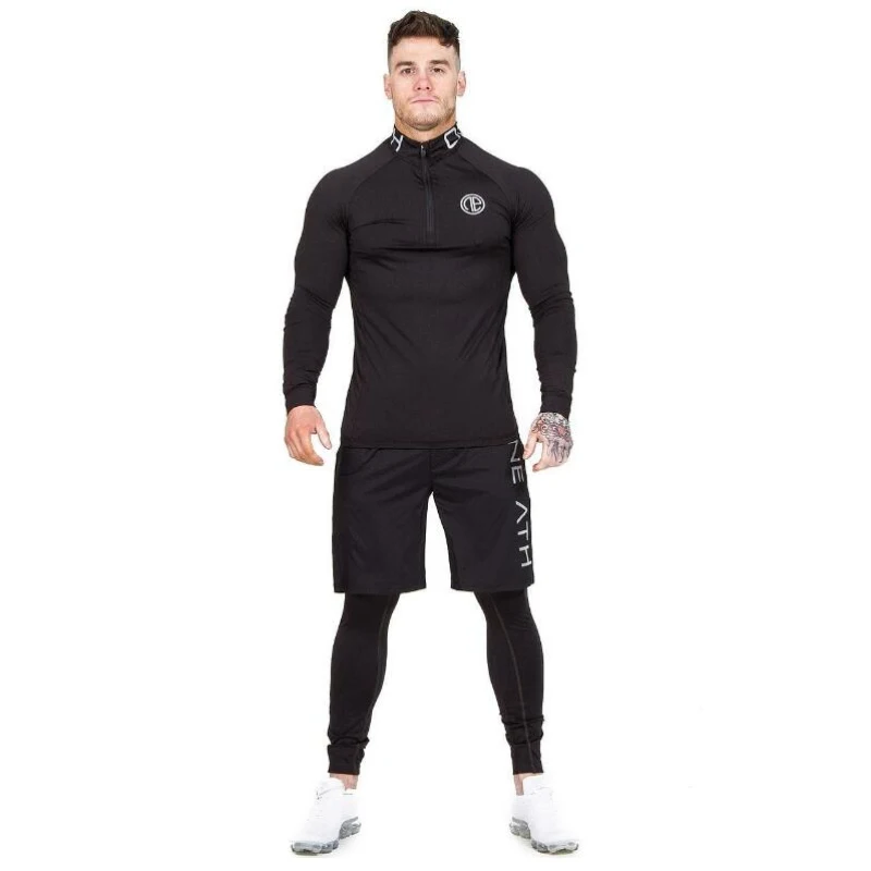 Gym Compression Sets Men sport Leggings Suit set (10)