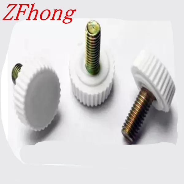 50pcs M4 plastic knurled hand tighten thumb screw M4*6/8/10/12/16/18/20