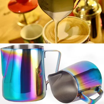 

New Style Multicolor Milk frothing jug Espresso Coffee Pitcher Barista Craft Coffee Latte Stainless Steel Espresso Milk Jug