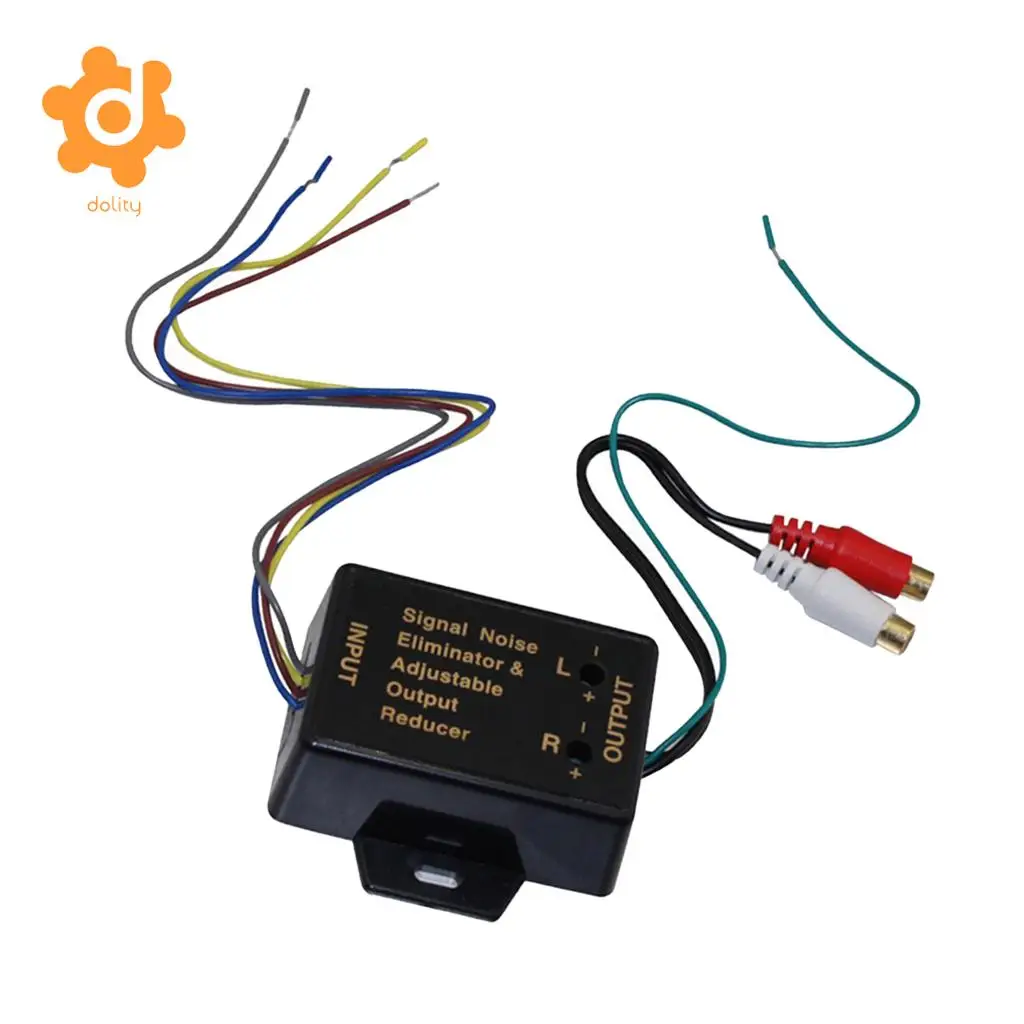 Car Audio Converter Low Level Converter High Level Speaker Output to RCA
