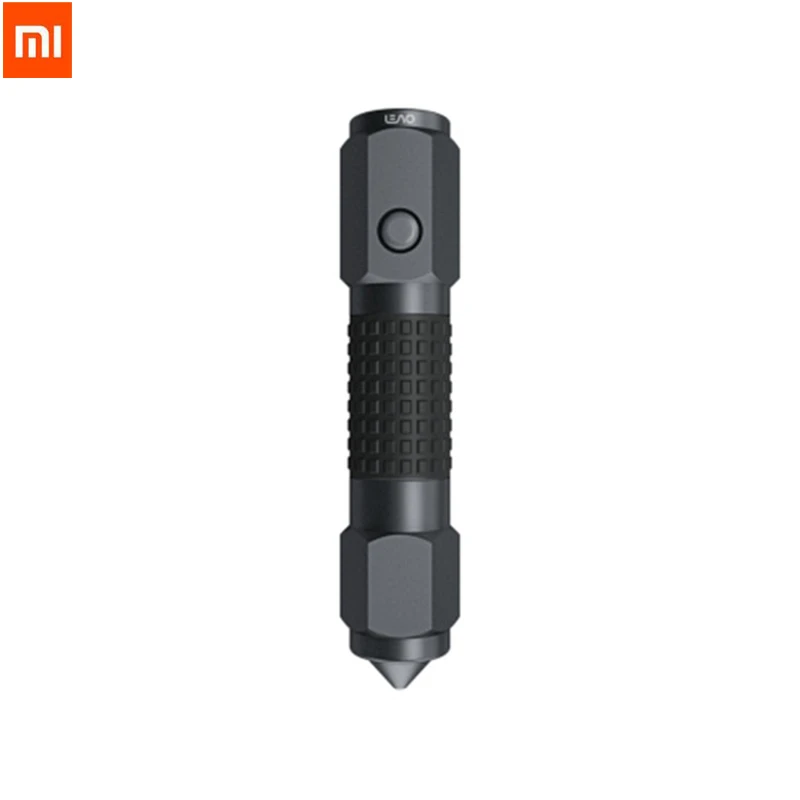 

Xiaomi LEAO Flashlight Titanium Alloy IPX7 Waterproof Torch Car Emergency Cutter Glass Window Breaking Safety Hammer Outdoor