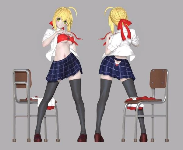 GK Статуэтка из смолы Fate Stay Night Saber Неокрашенный набор для гаража|garage kit|fate stay night