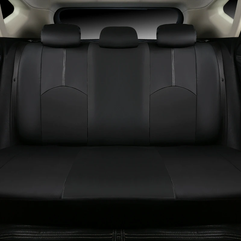 Роскошный чехол из искусственной кожи для автомобильных сидений, универсальные автомобильные чехлы для передних или задних сидений, декоративный Автомобильный интерьер